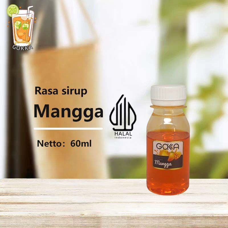 

GОKKA Syrup / Mangga Flavoured Sirup / Sirup Mangga 60ML International Halal