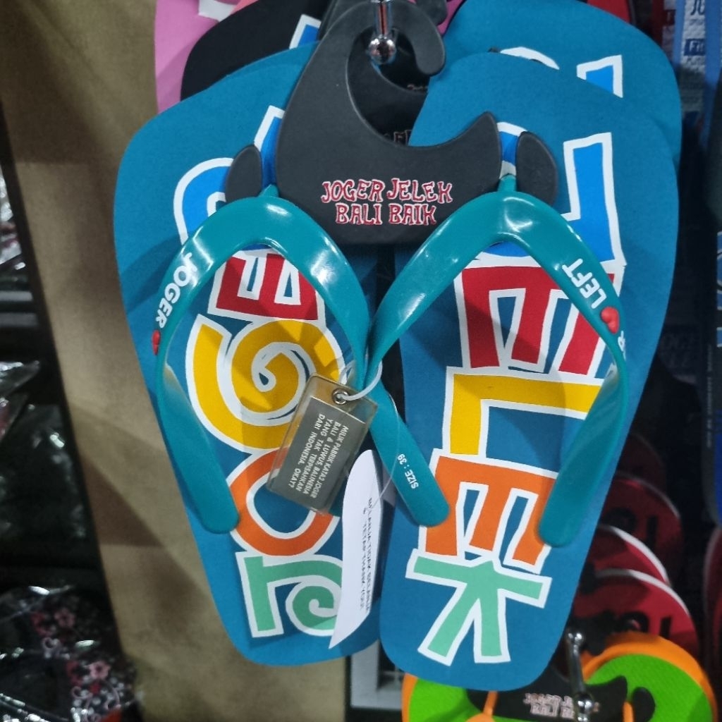 SENDAL JEPIT JOGER JELEK-2 SANDAL JOGER ORIGINAL. OLEH OLEH BALI
