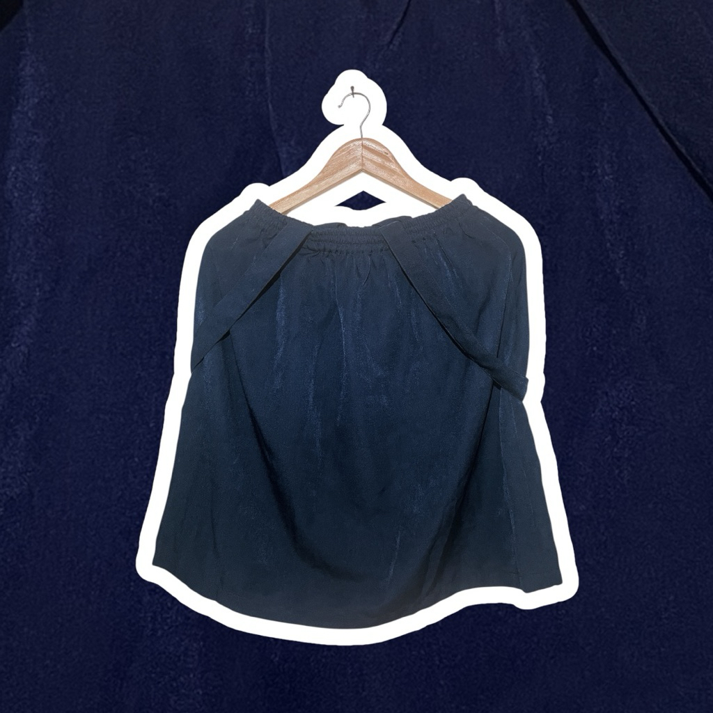 Jumpsuit Rok Monyetan Salur Vivi