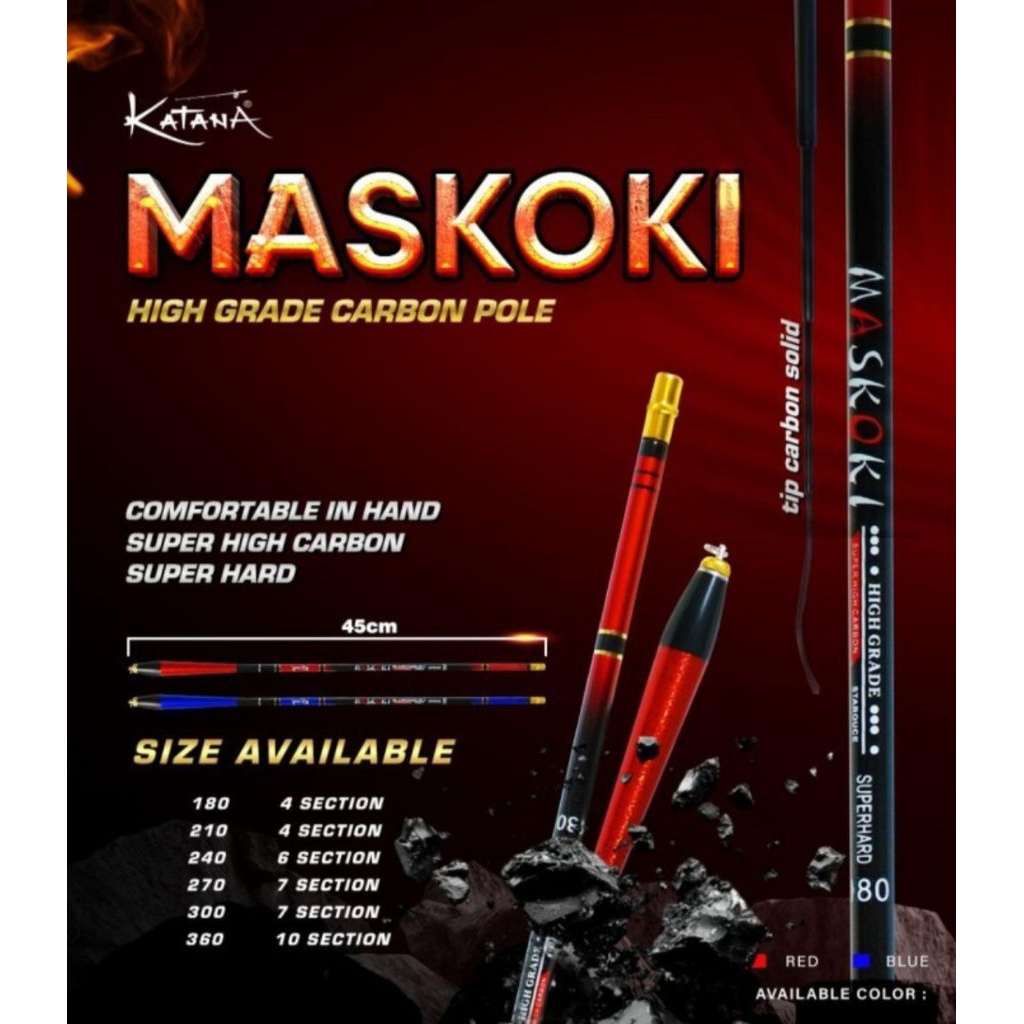 Tegek Ruas Pendek Katana Maskoki