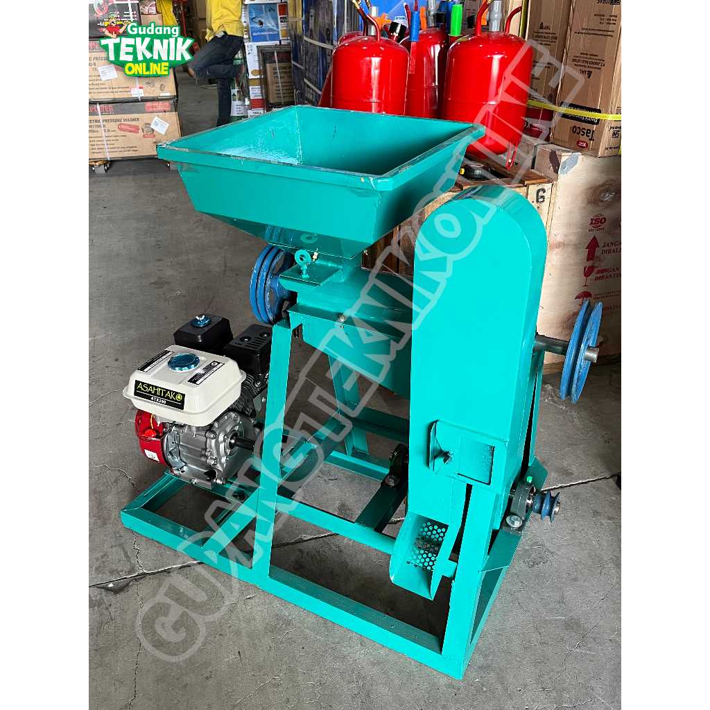 KIM Mesin Kupas Kopi Kering M300 FULL HIJAU KIM WARNA HIJAU FULL / Mesin Giling Pengupas Biji Kulit 