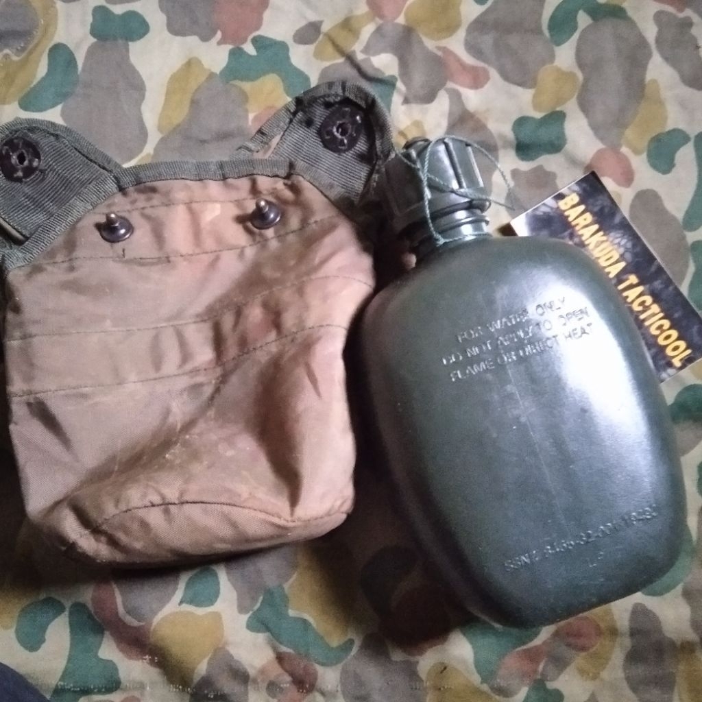 peples tentara jadul botol minum tentara militer jadul water canteen koleksi militer jadul