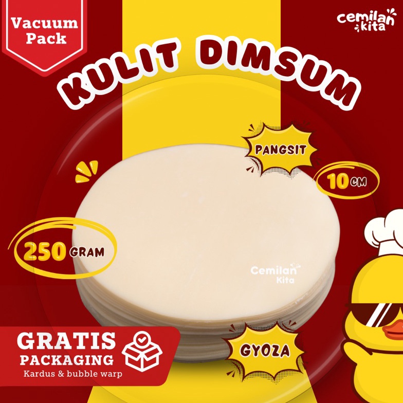 

Suplier1st Kulit Dimsum Pangsit Lentur Halal Ukuran 1cm Berat 25gr Cemilan Kita