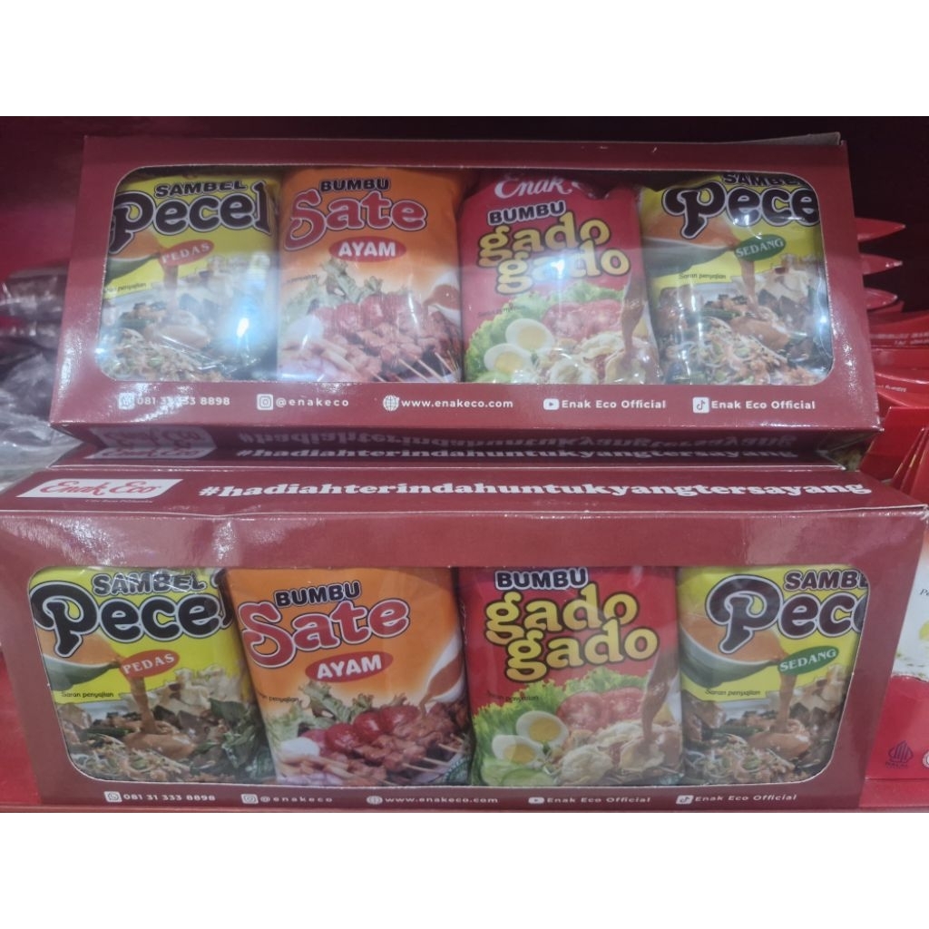

Paket Bumbu Masak Enak Eco (Pecel, Gado-Gado, Sate Ayam)