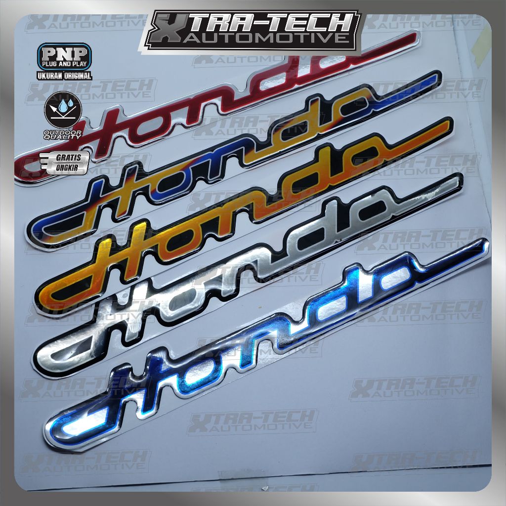 Emblem timbul honda latin / emblem honda latin / emblem honda latin titanium