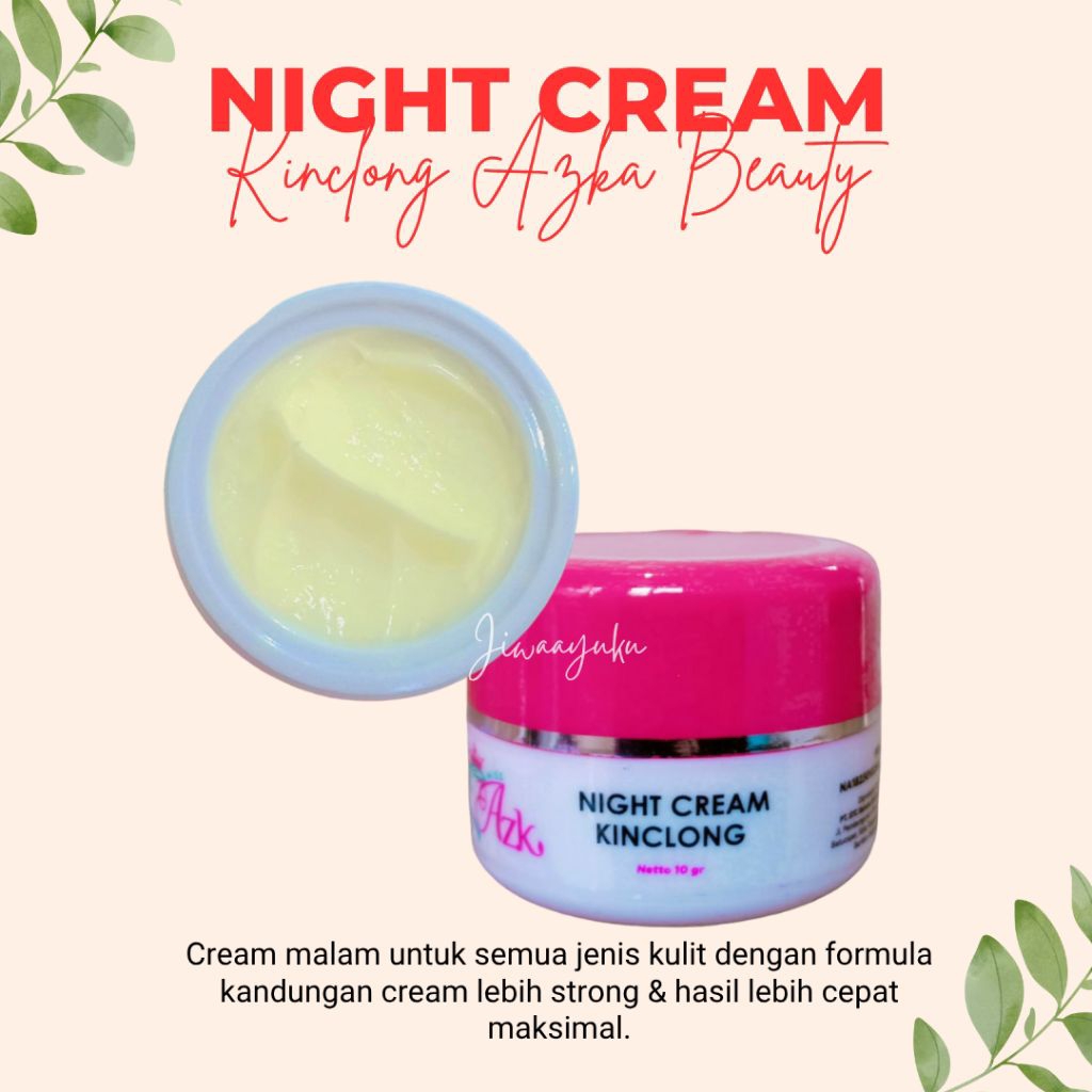 CREAM MALAM KINCLONG AZKA BEAUTY GLOW SKINCARE
