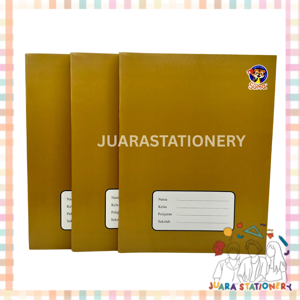 

(1372) JUARASTATIONERY Buku Tulis Suma 58 Lembar Sampul Coklat SATUAN / Buku Sekolah Buku Tulis