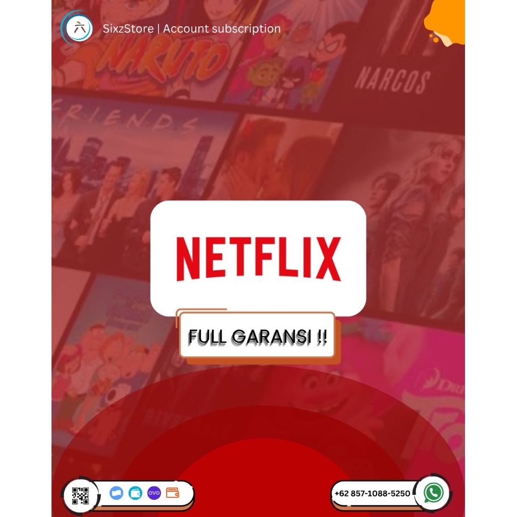 NetflixPremium | Akun Sharing - Semiprivat - Privat (harga >50.000)