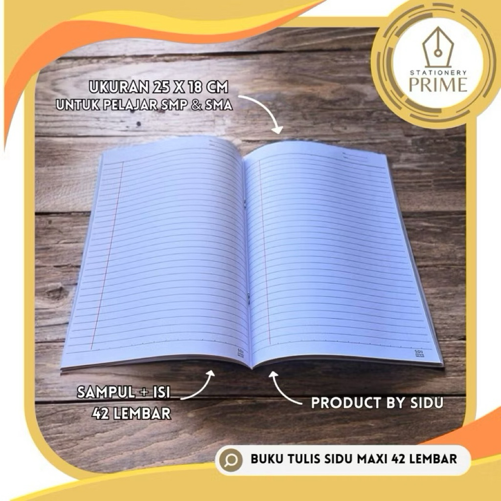 

Ay00! Buku Tulis Sinar Dunia / SiDu Maxi 42 Lembar