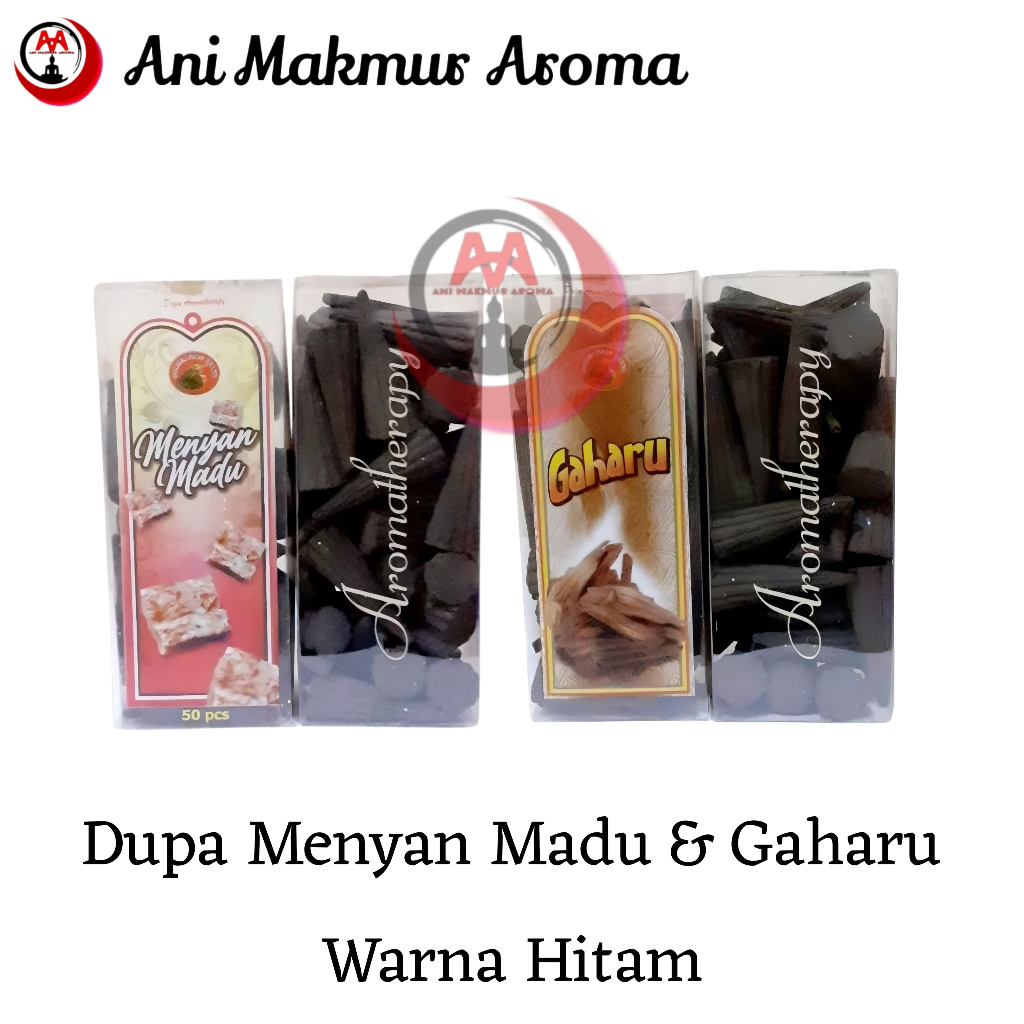 Dupa Hio Menyan Madu Kerucut Tumpeng Buhur Cone Mika Wangi Aromaterapi (Hitam)