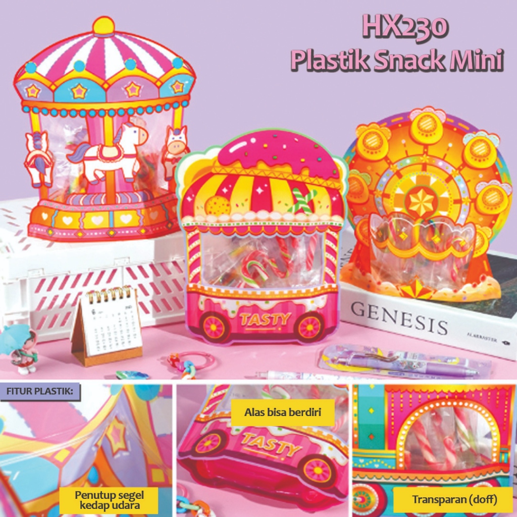 

HX230 [10 pcs] Plastik Ziplock Permen Coklat Biskuit Mini Packaging Goodie Bag