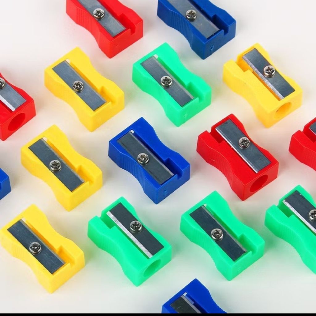 

Rautan / Serutan Pensil Kecil Murah Aneka Warna Isi 5 Pcs