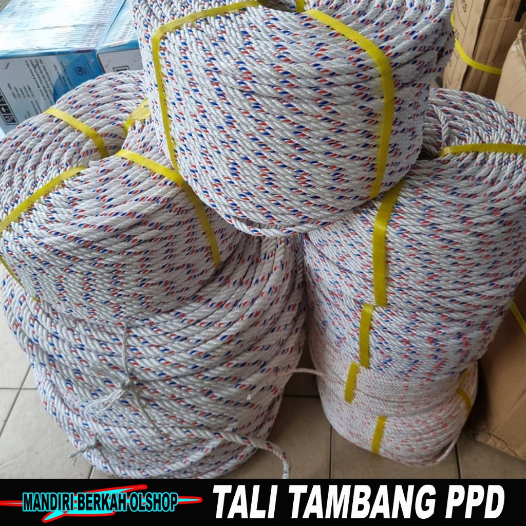 

TALI TAMBANG PPD 3MM 4MM 5MM TALI GANTUNGAN BAJU / TALI IKAT MOBIL / IKAT TRUK HARGA PER 3M 4M 5M 6M 7 METER