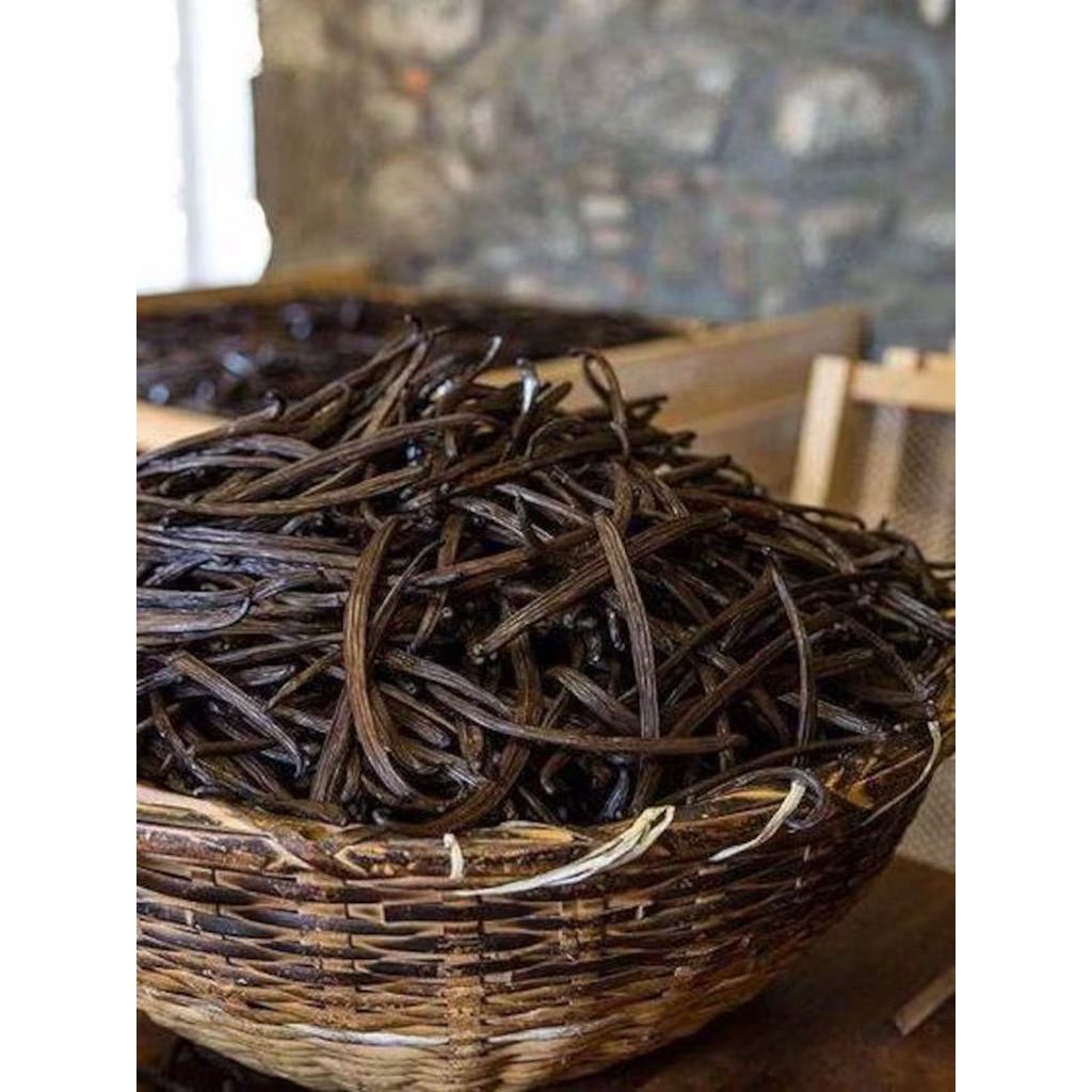 

14-16 cm Kacang Vanili Tahiti Kelas A, Aroma Kaya untuk Membuat Rasa dan Pencuci Mulut yang Unik. 14-16 cm Grade A Tahitian Vanilla Beans, Rich Aroma for Creating Unique Flavors and Desserts.