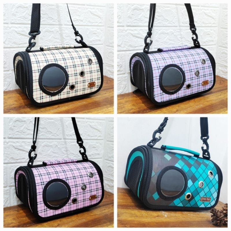 Tas Hewan Kecil/Pouch Sugar Glider Landak Mini Hamster Burung - Tas Travel Hewan Kecil Minimalis Sep