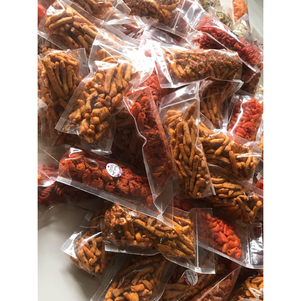 

Basreng pedas daun Jeruk