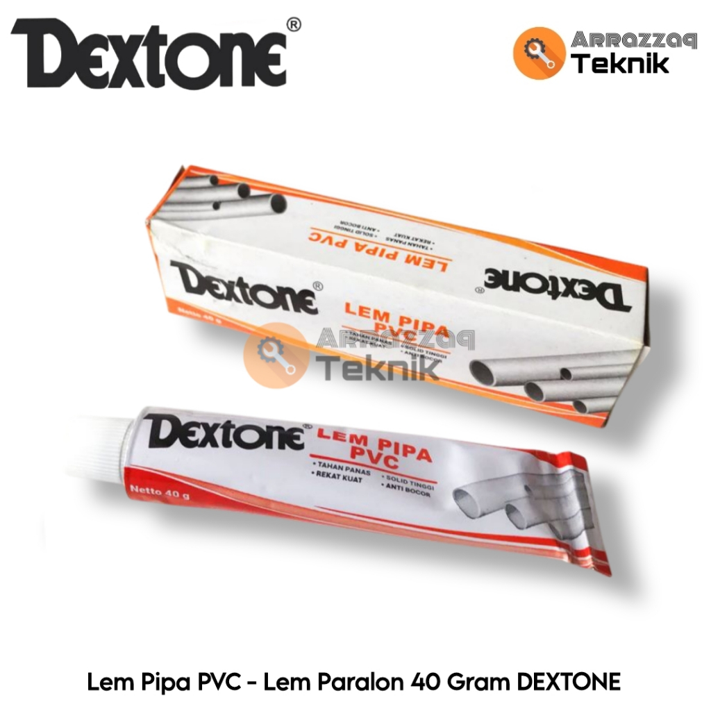 

DEXTONE Lem Pipa PVC - Lem Paralon bisa digunakan dalam air