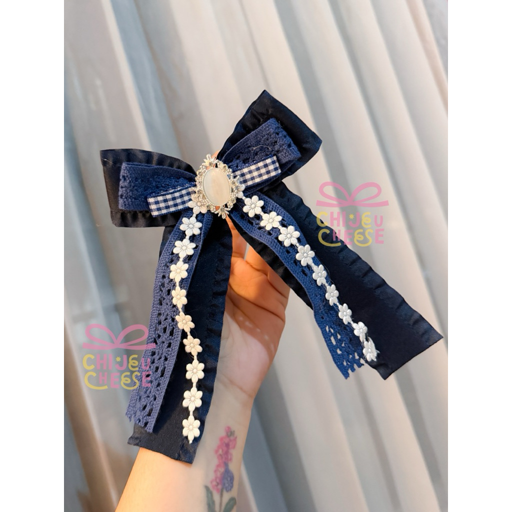 Pita Lightstick Bonamana Ver. in Navy Blue Color Superjunior Suju Superbong LS Deco supershow ribbon