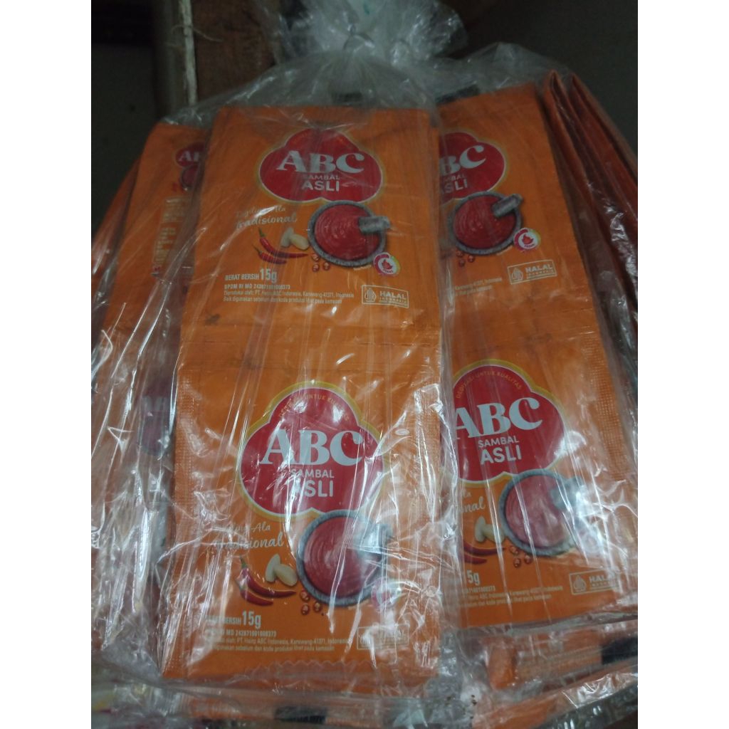 

Saos/Sambal ABC sachet 1000 (10sachet)