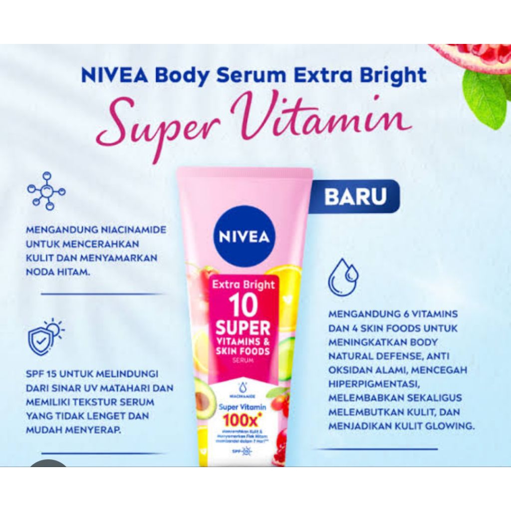 body serum Nivea 10 super vitamin
