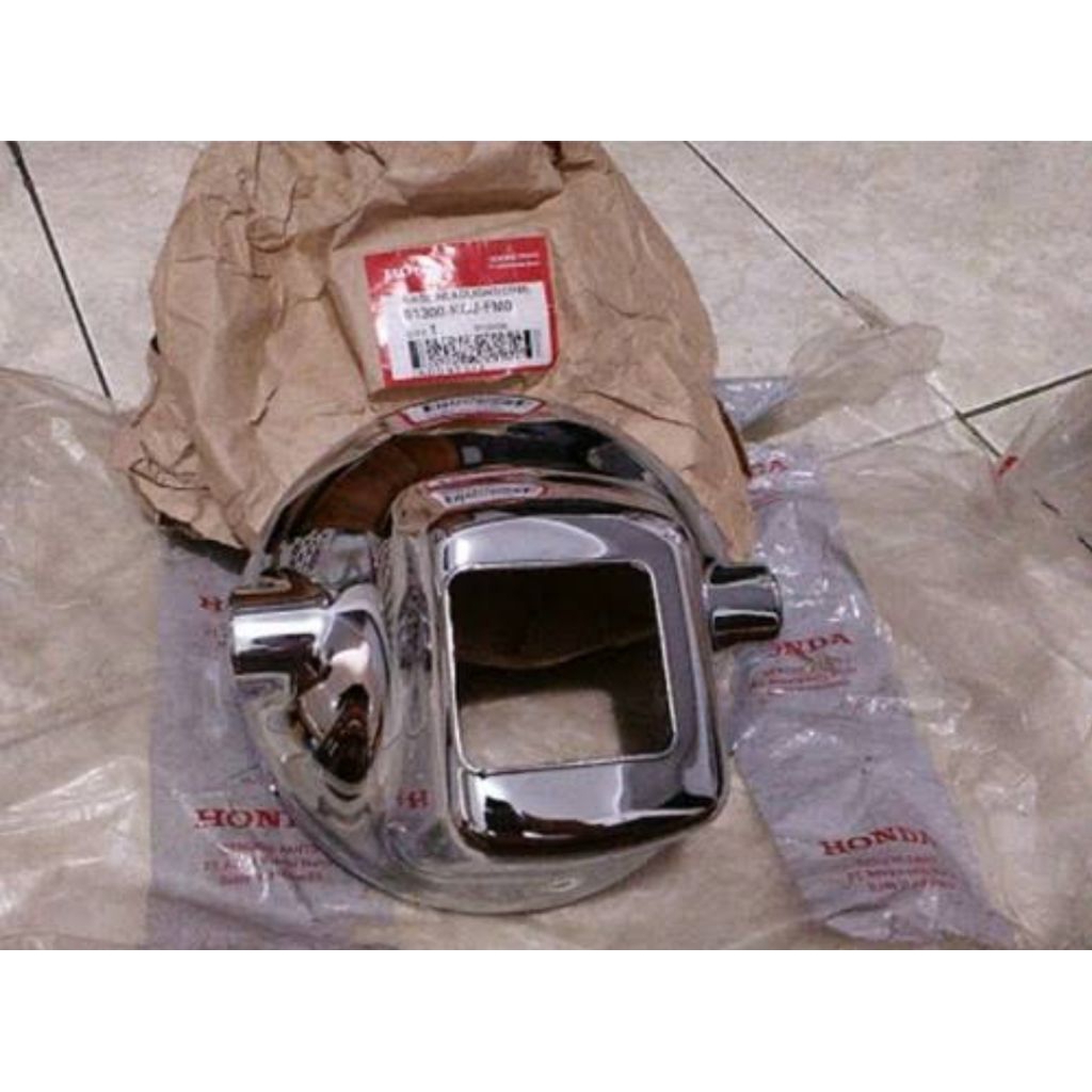 batok totok lampu depan honda tiger lawas tiger lama crom original baru AHM