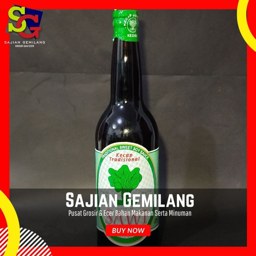 

Kecap Manis Sawi 625ml botol - Grosir Sajian Gemilang