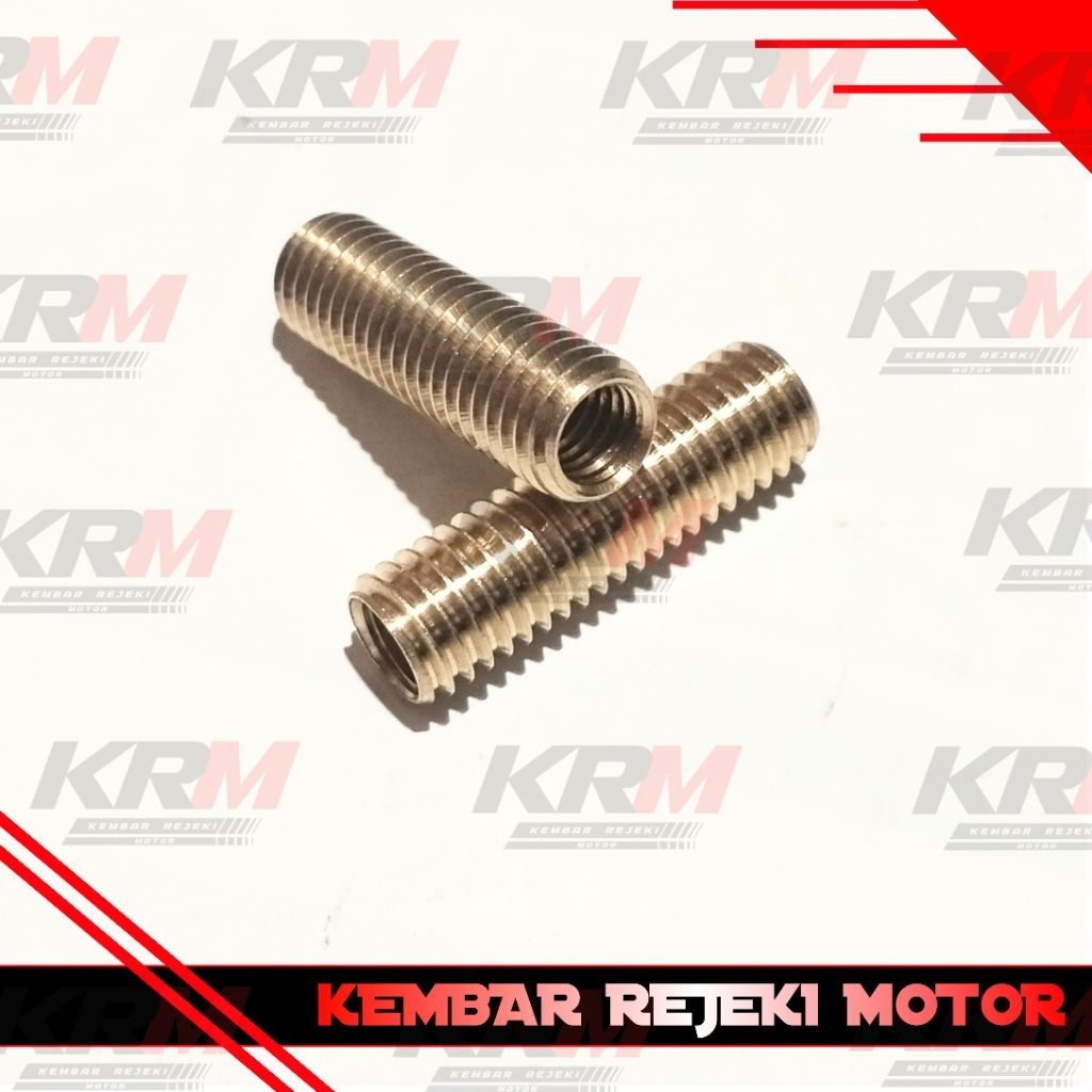 Sok drat Shok drat 6×8 kuningan sok drat m6×m8 kuningan kualitas terbaik