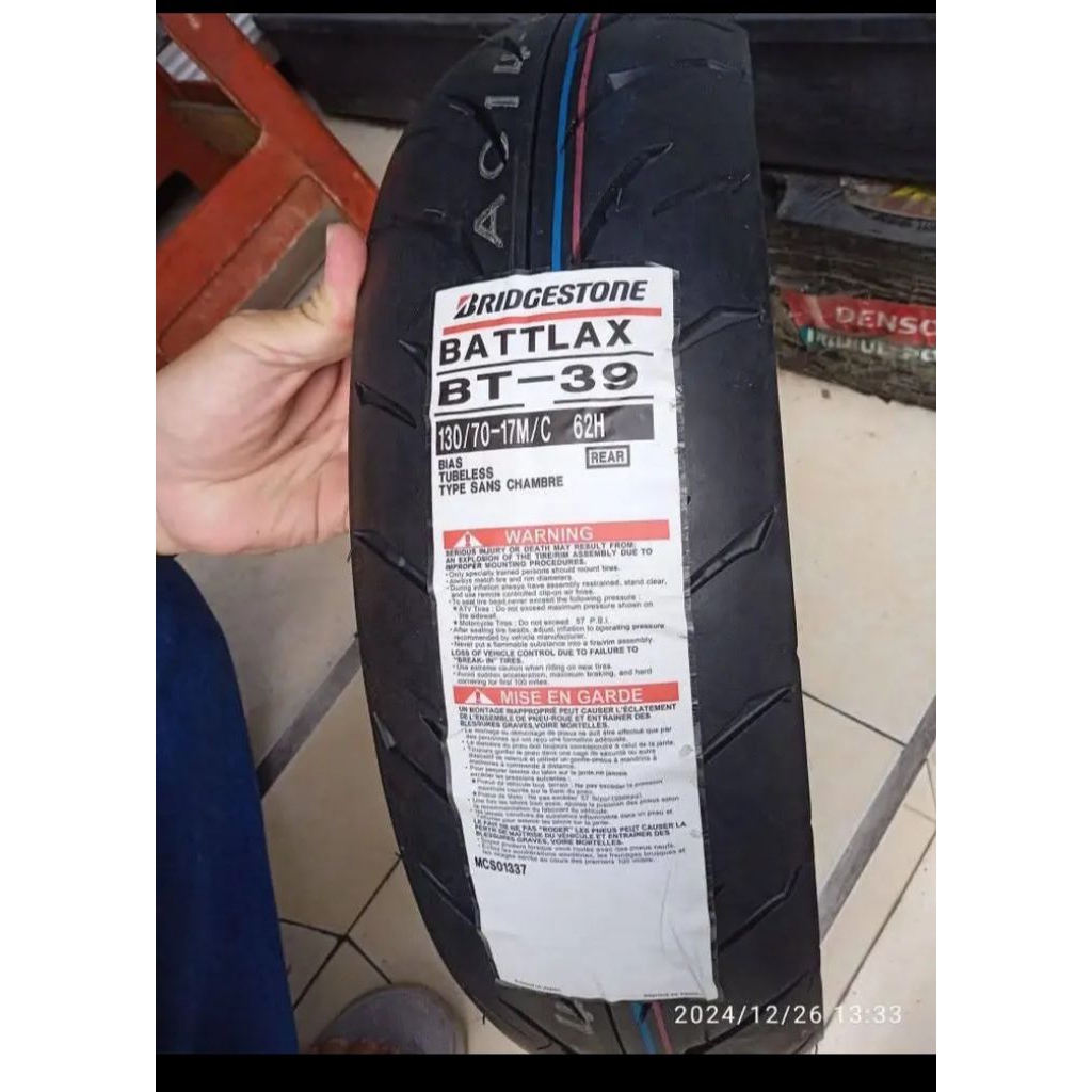 Ban brigedstone batllax ukuran 130/70/17