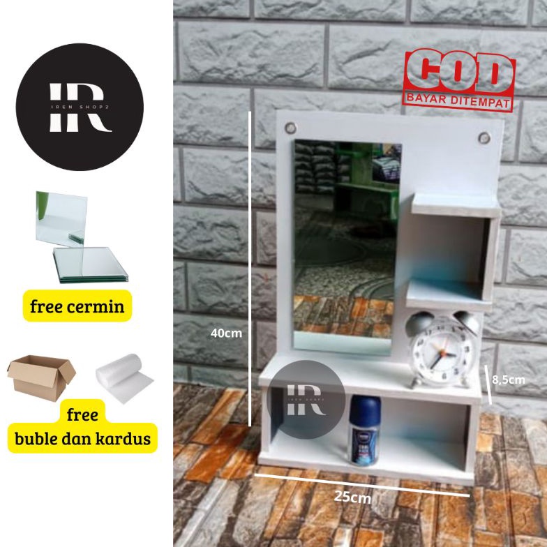 Lariz Rak Kosmetik  Rak Kosmetik Cermin  Rak Kosmetik Elegan  Rak Kosmetik Minimalis  Rak Kosmetik M