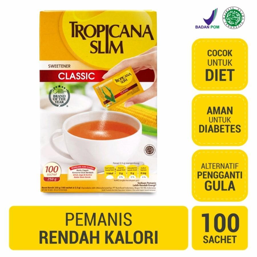 

TROPICANA SLIM SWEETENER CLASSIC 100 SACHET