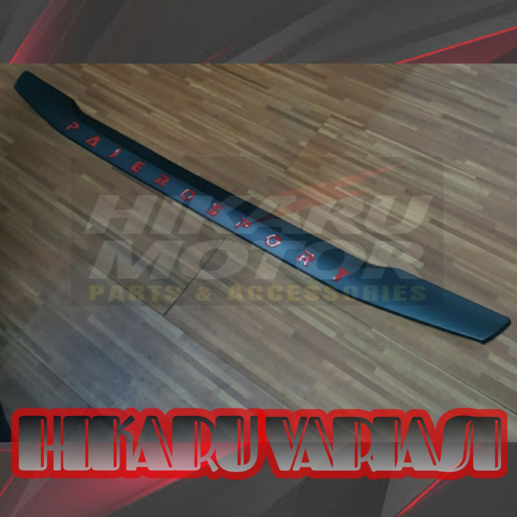 Trunklid All New PAJERO SPORT Facelift 2021 2022 2023 2024-On Cover Lis Garnish Trunk Lid Variasi Pi