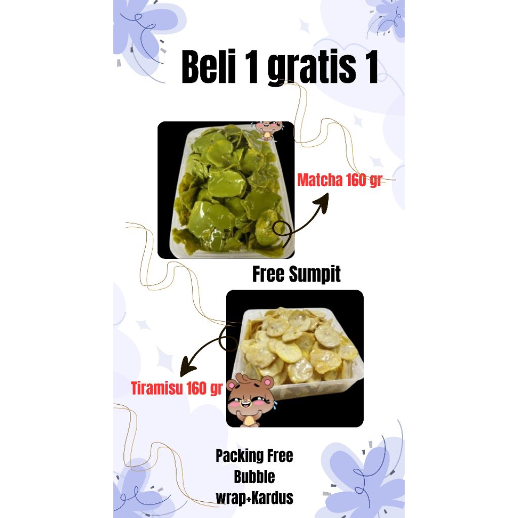 

Beli 1 Gratis 1 kripik Pisang Lumer/Kripik pisang lumer coklat/kripik pisang lumer varian rasa/kripik pisang enak/kripik pisang gurih
