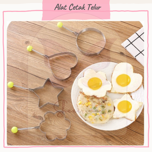 Alat Cetak Telur Mata Sapi Cetakan Telur Ceplok Serbaguna Ceplok Karakter Telor Dadar Mata Sapi Stai