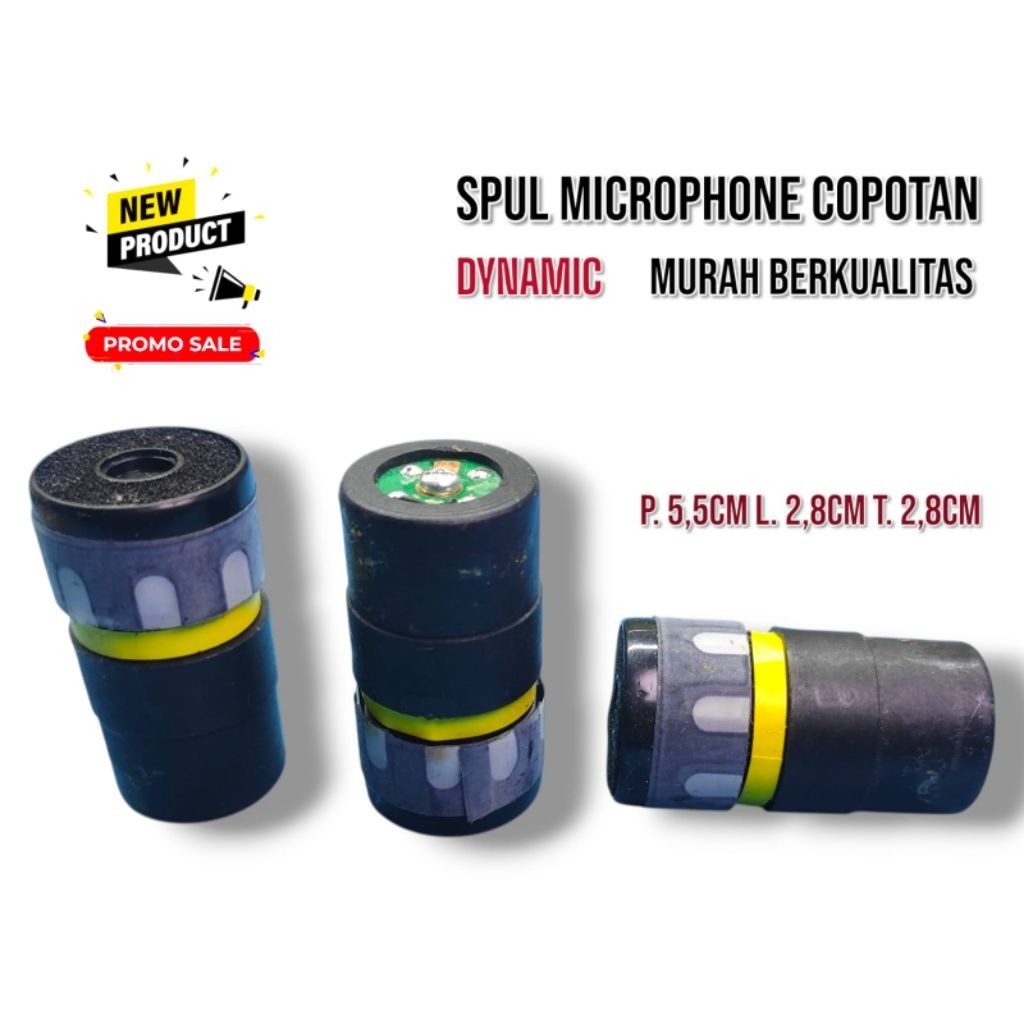 Spul Microphone DYNAMIC Copotan Murah Berkualitas Fungsi Normal