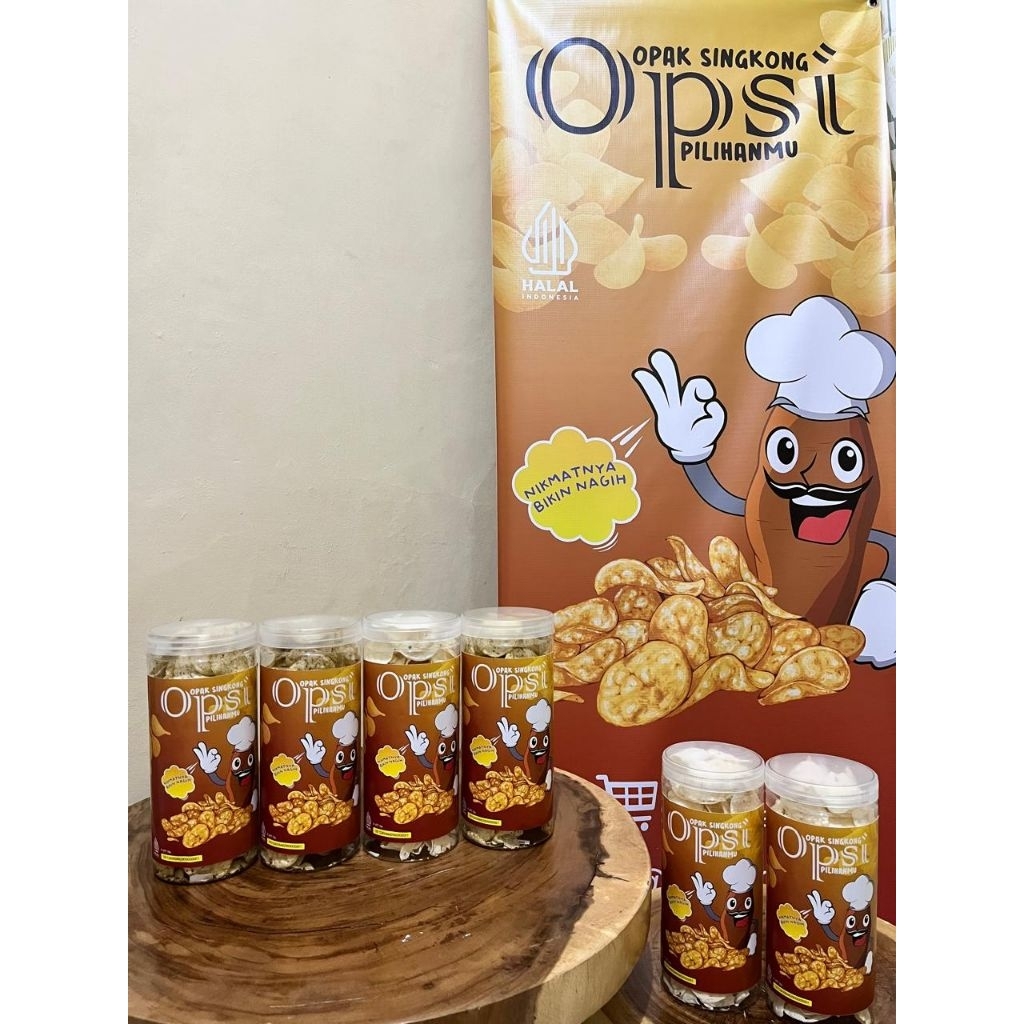 

OPSI KEMASAN TOPLES OPAK SINGKONG CEMILAN ENAK MURAH DAN PREMIUM