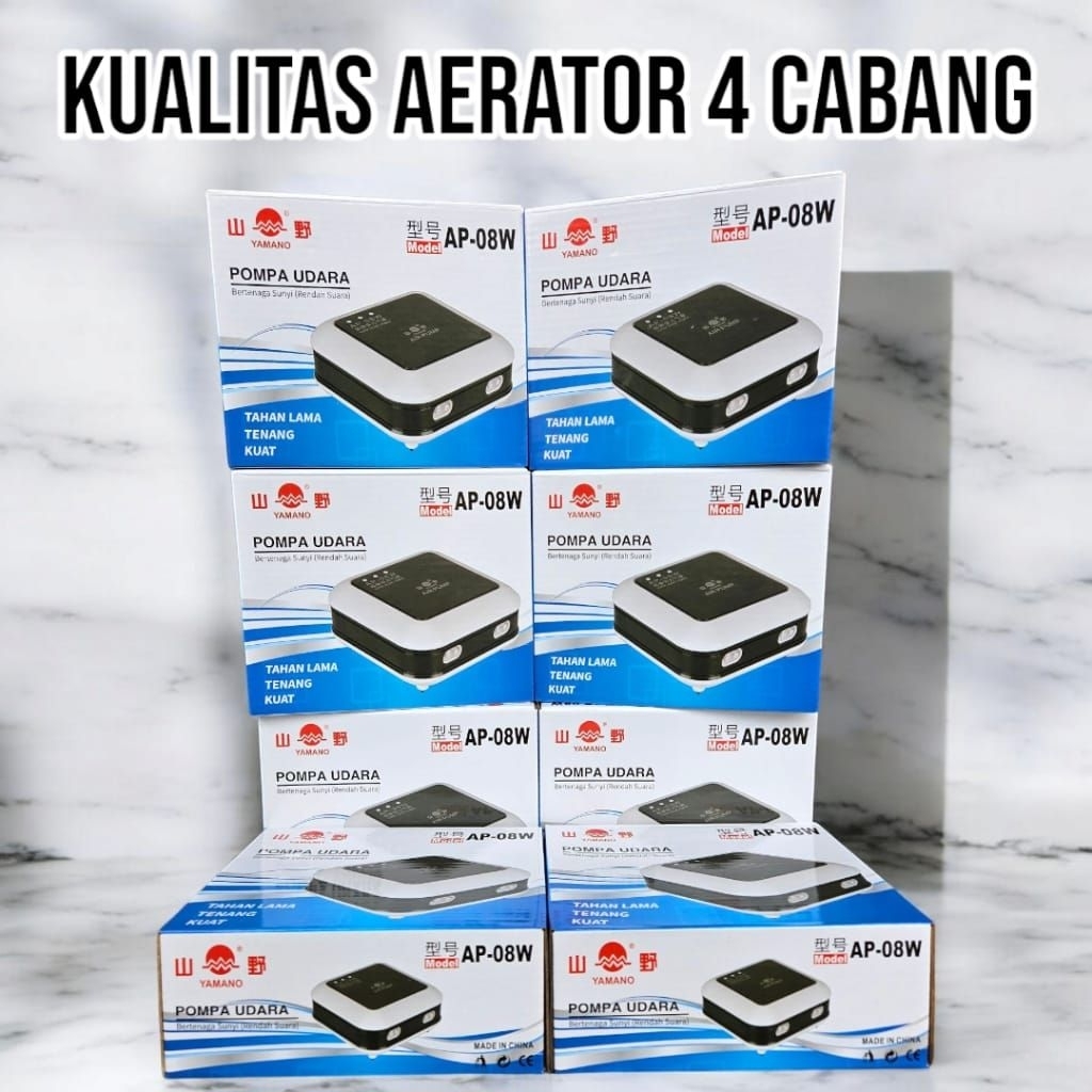 Airpump aerator aquarium kolam YAMANO AP 08