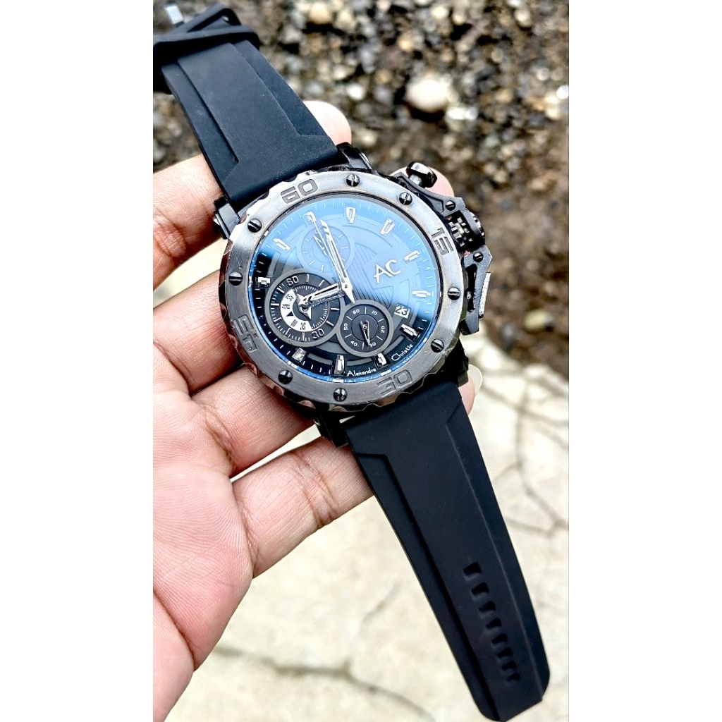 JAM TANGAN ALEXANDRE CHRISTIE 9205MC ORIGINAL SECOND