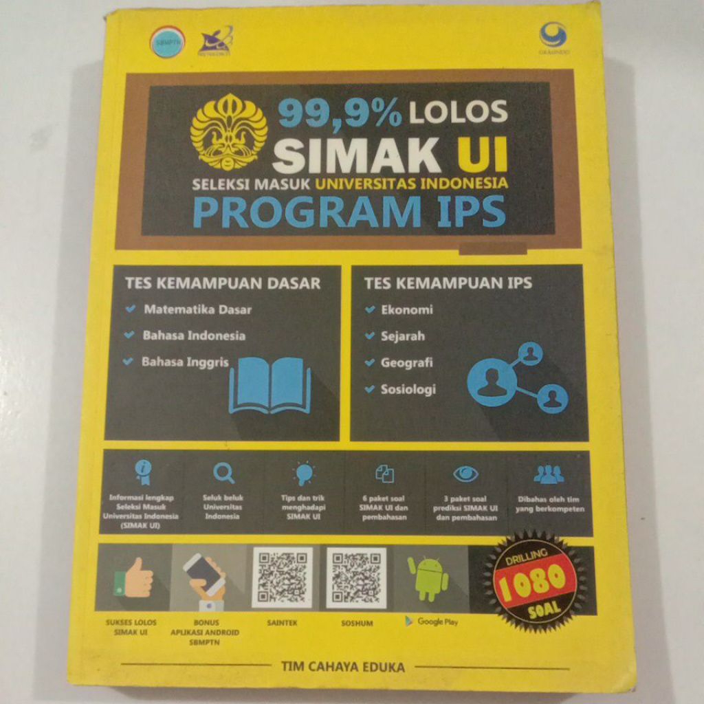 99,9% Lolos Simak UI Seleksi Masuk Universitas Indonesia Program IPS ( Original )