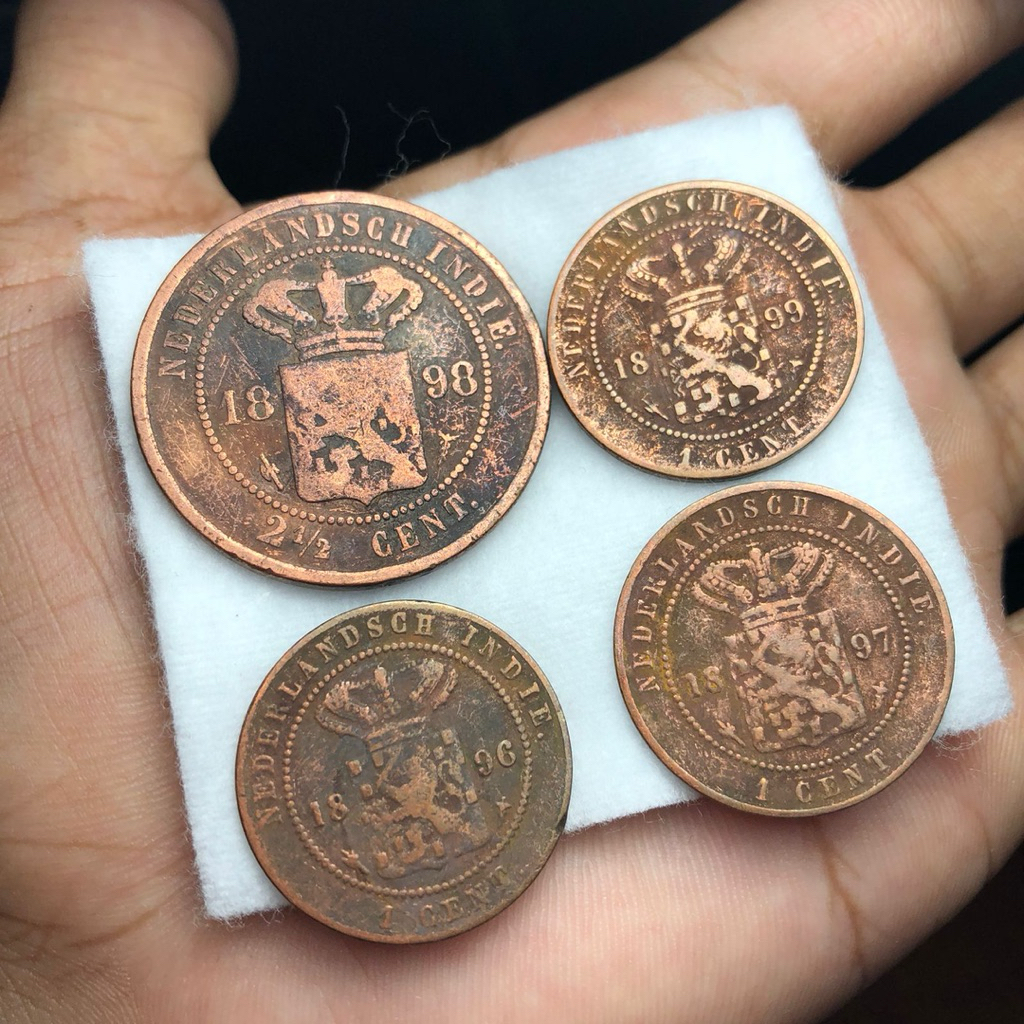 Koin Kuno Benggol Atau 2,5 Nederland Indie 1896-99