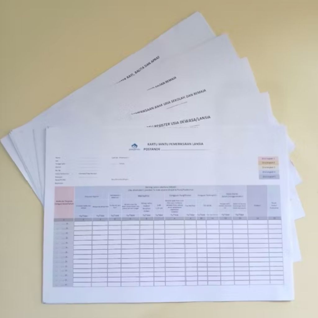 

Kartu Bantu Pemeriksaan ILP - Lembar ILP - ILP Posyandu - Kertas ILP Posyandu - Formulir ILP