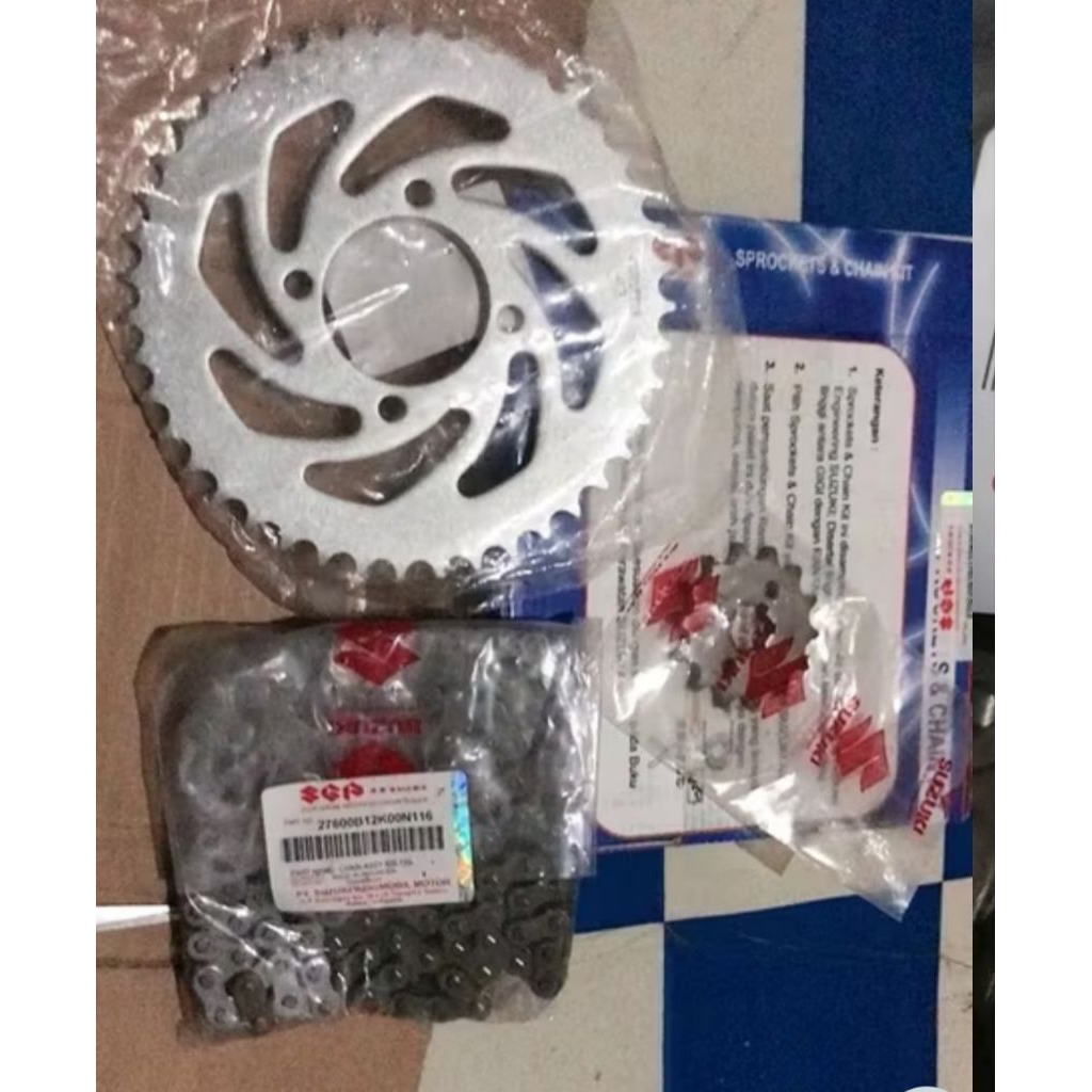 GEAR SET SATRIA FU 2005 ,2006 ,2007 ,2008 ,2009,2010,2011,2012 old harga grosir