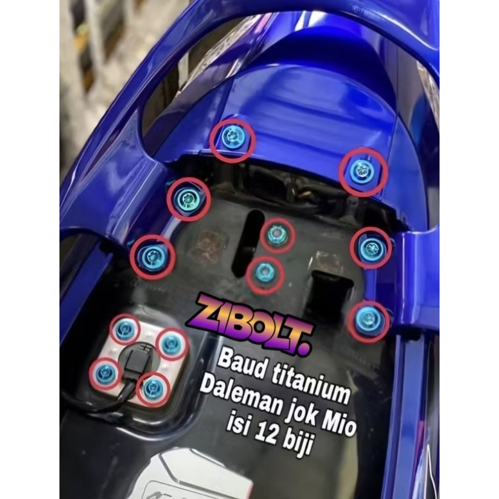 baut paketan tangki yamaha mio titanium