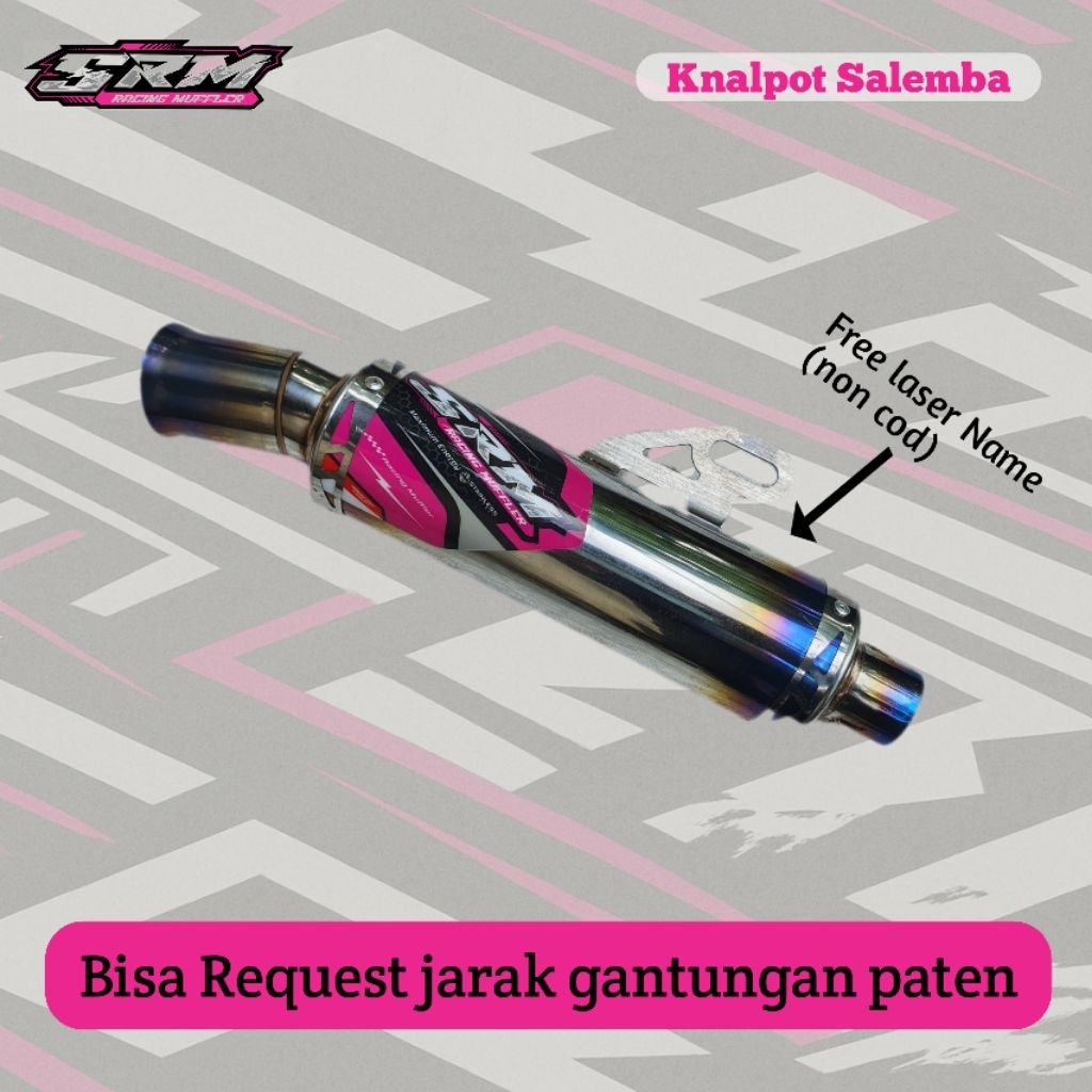 Knalpot Racing Salemba ORIGINAL SRM, Silincer Only