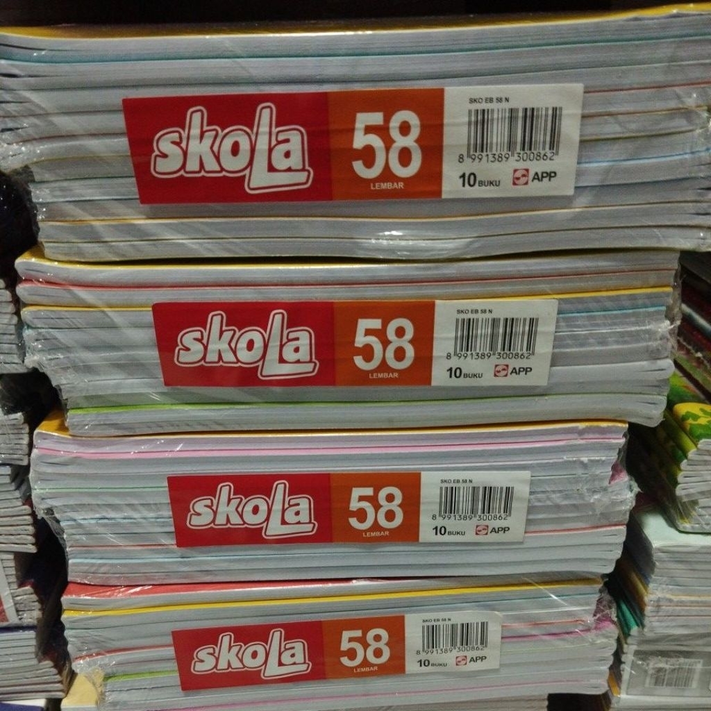 

Buku Tulis Skola 38 Lembar (Isi 10 Buku)