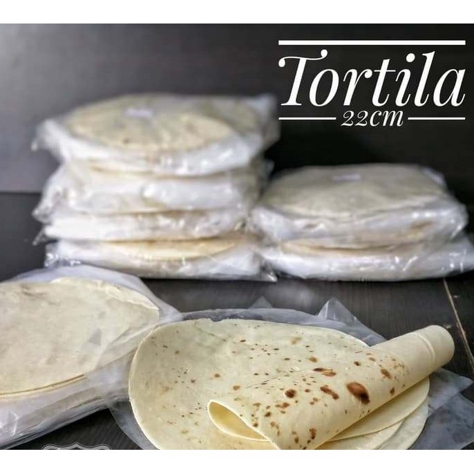 

Serbu sekarang Kulit Tortila Roti Kebab Taco Frozen Beef Chicken Original 22cm Isi 2pcs