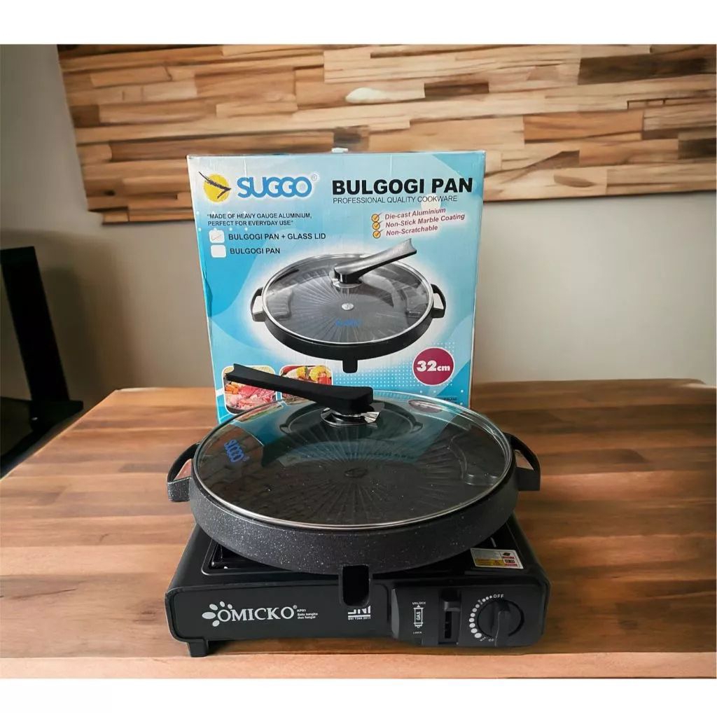 Paker Grill BBQ Yakiniku + Kompor portable + Gas Portable / Bulgogi Grill Set / Paket Grill Lengkap