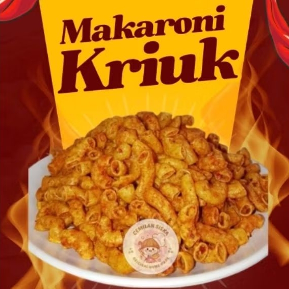 

MAKARONI KRIUK MAKARONI KERING 500 GRAM PEDAS DAUN JERUK