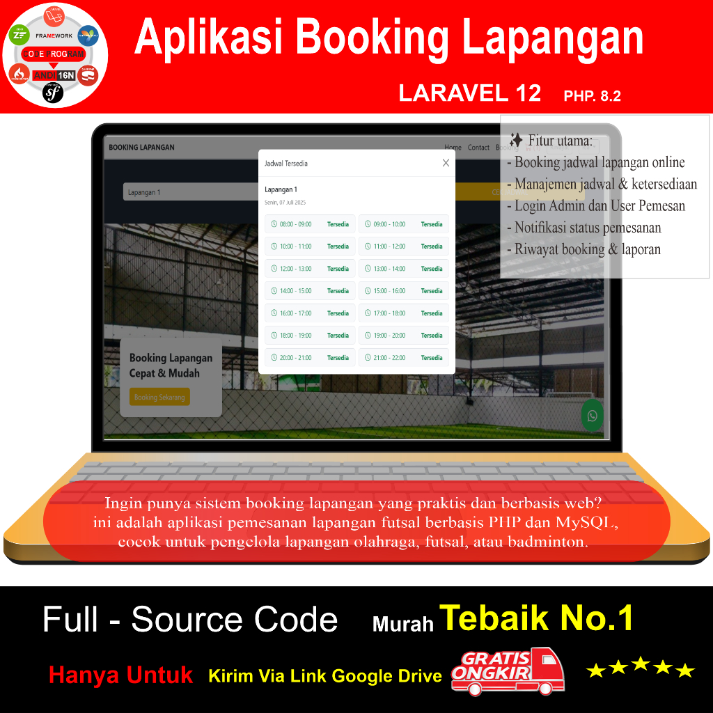 Aplikasi Booking Lapangan futsal