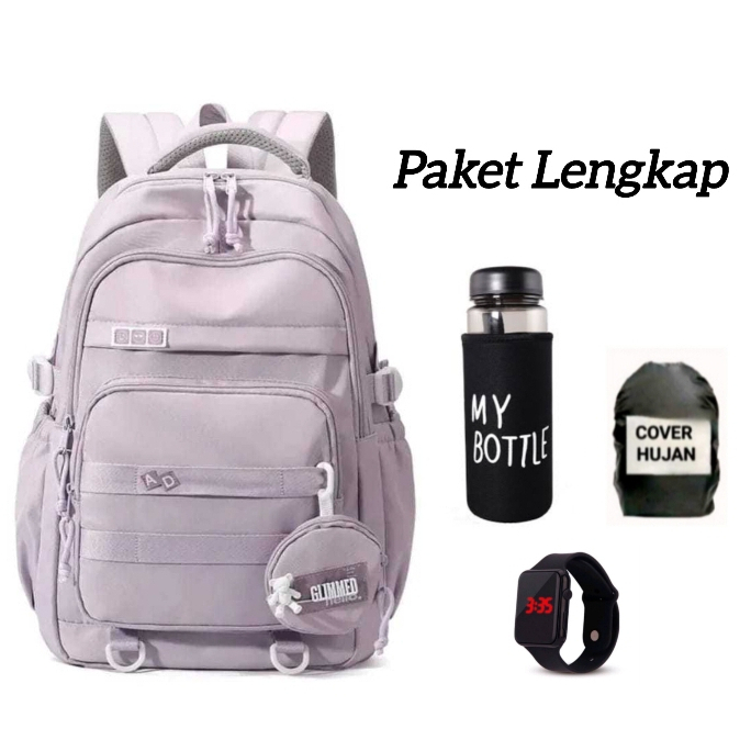 Tas cute untuk sekolah /Tas ransel sekolah perempuan sd smp kualitas bagus / Tas ransel aesthetic mu