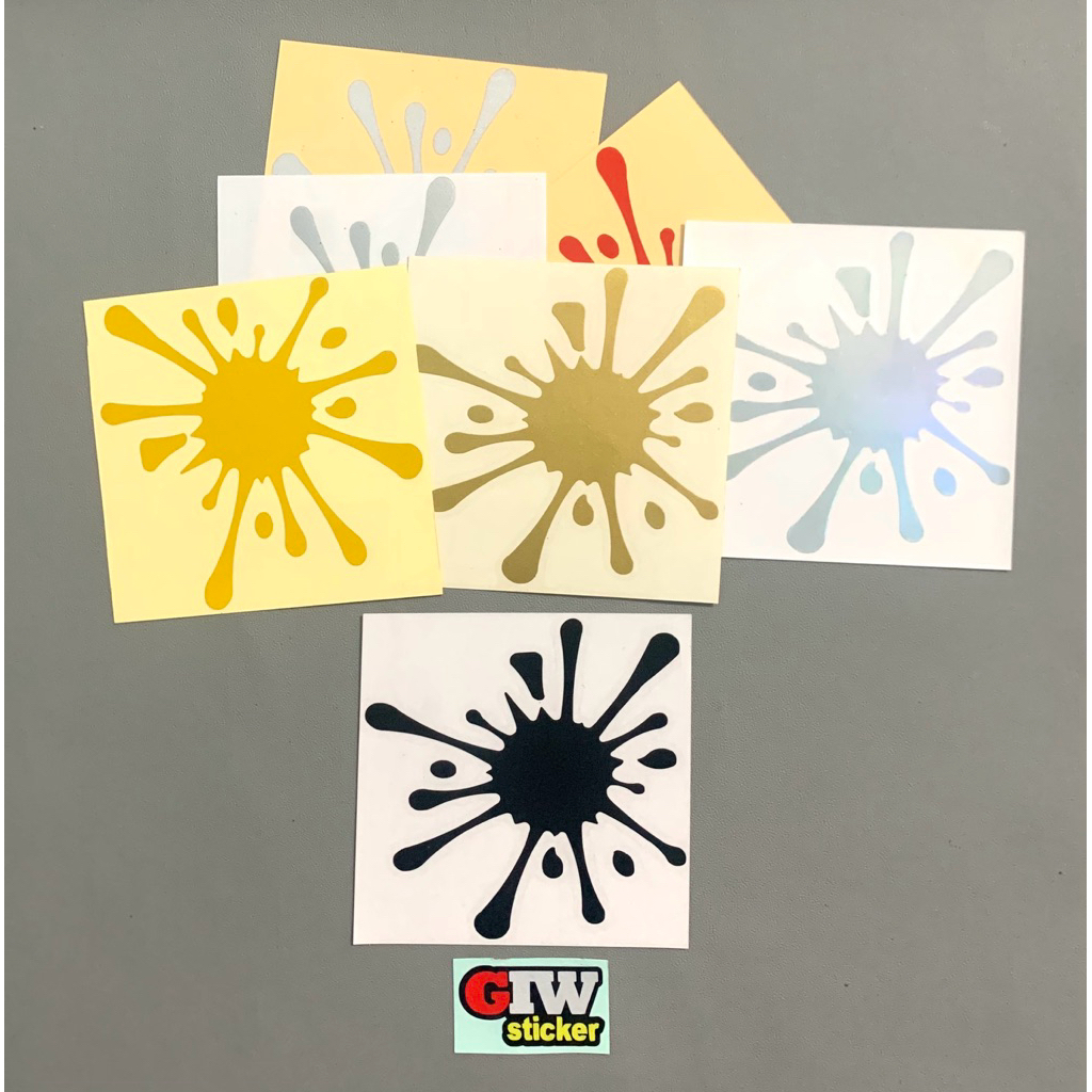 

Sticker Bercak Stiker Crot Cipratan Cutting